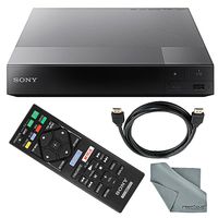 Sony BDP-S6700 3D Smart Blu-Ray Disc Player with 4K Upscaling and Tmvel HDMI Cable + Remote