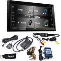 JVC KW-V340BT Bluetooth DVD/CD/USB Includes Sirius XM SXV300 Back Up Camera and SWI-RC Interface