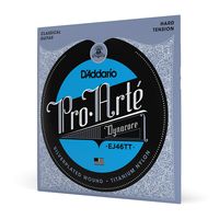 D'Addario EJ46TT ProArte DynaCore Classical Guitar Strings, Titanium Trebles, Hard Tension