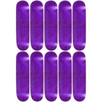 Moose 10 Count 8.0" Blank Skateboard Deck Stained Purple 7-Ply Canadian Maple