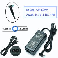 19.5V 2.31A 45W AC Laptop Charger for HP Laptop Pavilion x360 15-f272wm 15-f305dx 15-f387wm 15-f271wm P/N:HSTNN-DA40 741727-001 740015-003 Power Supply Cord