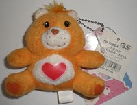 Care Bear Plush Keychain bet time bear mascot plush key chain Orange en riches