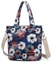 Canvaslove Camellia Pattern Laptop Tote Bag 13 inch Waterproof laptop Messenger Shoulder bag case for 11 inch 12 inch and 13.3 inch laptop
