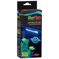 GLSHF Tetra Care GloFish 6 Inch Blue LED Aquarium Light, 1 ct