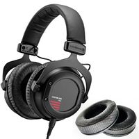 Beyerdynamic Custom One Pro Plus Headphones with Dekoni Audio Fenestrated Elite Sheepkin Ear Pad Set