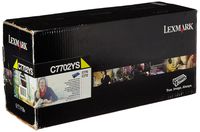 Lexmark Yellow Toner Cartridge, 6000 Yield (C7702YS)