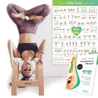 FeetUp Trainer (The Original) - Invert Safely & Easily. Get Fit. Relax. Turn Your Yoga Upside Down! (Classic, Black)