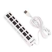 High Speed 7 Port USB 2.0 HUB with 6 ft Cable - PC / Mac / Linux