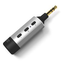 Reiyin WR-01 Wireless Bluetooth 4.1 Receiver, Hands-Free 3.5mm Audio Adapter with Bass Boost Feature for Headphone/Speaker/ Car Audio/Home Stereo System