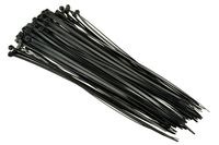 SE CT1676B Heavy-Duty 16" Black Cable Ties with 110-lb. Tensile Strength (100 Count)