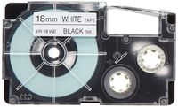 Five pack XR-18WE-5P-E black characters in Casio name land ecotype ribbon 18mm width white background (japan import)