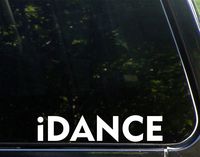 Sweet Tea Decals iDance - 8 3/4"x 2" - Vinyl Die Cut Decal/Bumper Sticker for Windows, Trucks, Cars, Laptops, Macbooks, Etc.