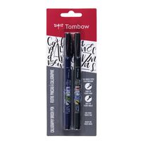 Tombow Fudenosuke Brush Pens (2-Pack)