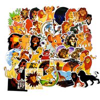 50Pcs American Comic Book Cartoon The Lion King Simba Stickers for Laptop Water Cup Motorcycle Bicycle Skateboard Luggage Decal Graffiti Patches