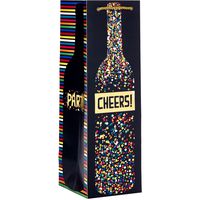 Jillson Roberts 6-Count Wine and Bottle Gift Bags Available in 12 Different Designs, Party Popper