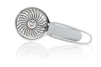 Buggygear 3 Speed USB Rechargeable Turbo Fan, Gray/Chrome