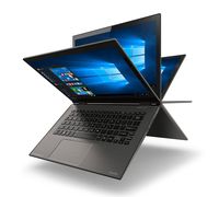 Toshiba - Satellite Radius 2-in-1 12.5" 4K Ultra HD Touch-Screen Laptop - Intel Core i7 - 8GB Memory - 256GB Solid State Drive - Carbon Gray
