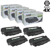 LD Remanufactured Toner Cartridge Replacement for HP 16A Q7516A (Black, 4-Pack)