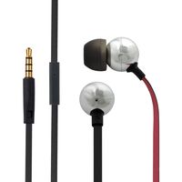 Hoomia S8 In-Ear Stereo Earphone with Micro Phone, Black/Red