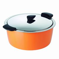 Kuhn Rikon Hotpan Braiser 4.5 Quart, Orange