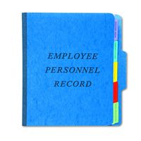 Pendaflex SER1BL Personnel Folder, 1/3 Cut Top Tab, Letter, Blue