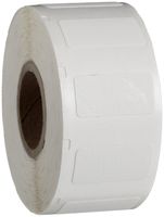 Brady CL-311-502 I.D. PRO Plus LS2000 And BradyMarker 1/2" Height, 1" Width, B-502 Repositionable Vinyl Cloth White Color XC Plus Printer Label (500 Per Roll)