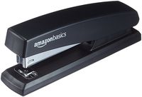 AmazonBasics Office Stapler with 1000 Staples - Black, 3-Pack