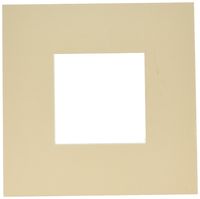 8x8 Dune / Scotch Mist Custom Mat for Picture Frame with 4x4 opening size (Mat Only, Frame NOT Included)