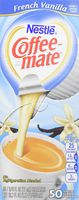 COFFEEMATE 35170BX French Vanilla Creamer, .375oz, 50/Box