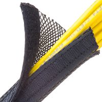 Flexo-Wrap PET Easy On, Easy Off Access - 1 1/4" - Black 6 ft piece