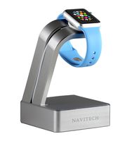 Navitech Apple Watch Gun Metal Grey Aluminium Charging Dock/Station/PlatCompatible with Them