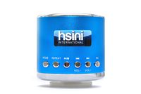 hsini Portable Mini Music SD USB Speaker for PC Mobile Phone MP3 Player - Retail Packaging - Blue