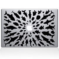 The Decal Guru Think Different MacBook Decal Vinyl Sticker - 15" MacBook Pro (2016 & Newer) - Black (0147-MAC-15X-BLA)