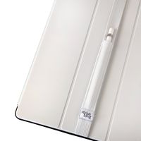Stylus Sling Pencil Holder with USB Adapter Pocket for Apple Pencil (1st/2nd Gen) - Stylus Sleeve Pouch, Compatible with iPad Pro 12.9 Cases, White