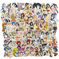 Anime Sexy Girl Laptop Stickers for Adult, Cute Lady&Loli Water Bottle Travel Case Car Skateboard Motorcycle Bicycle Luggage Guitar Bike Decal (Bunny Girl)