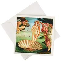 3dRose Botichelli The Birth of Venus 1485 famous classic art by Italian masters - Greeting Cards, 6 x 6 inches, set of 12 (gc_162552_2)
