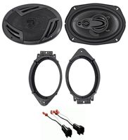 Rockville 6x9" Front Speaker Replacement Kit For 2015-2017 Chevrolet Chevy Tahoe