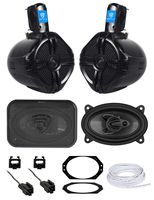 Overhead Soundbar Rollbar+Front Speaker Upgrade for 1997-2002 Jeep Wrangler TJ