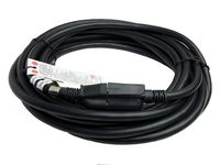 Barium Electric | 25 Ft Extension Cord Black 240 Volt | 6-20P to 6-20R | 12 AWG | 5000 Watt Power | 20 Amp | 220-250 Volt - Electric Car Charger, Ballast, Mining, Servers, Construction