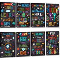 Sproutbrite Classroom Poster Decorations - Motivational Kindness and Inspirational Themes