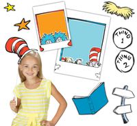 Eureka's Back to School Dr. Seuss Cat in the Hat Selfie Classroom Decorations, 15pc.