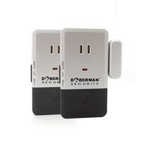 Doberman Security SE-0152 Ultra-Thin Door and Window Alarm with Chime (Silver)