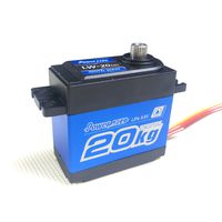 Power HD LW-20MG Waterproof High Torque Metal Gear Standard Digital Servo 20KG/0.16S 6V for 1/8 1/10 Scale RC Cars
