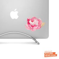 Watercolor Rose - Pink 01 - 3" wide printed decal - For MacBook, Car, Laptop, and more!