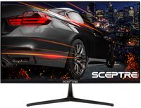 Sceptre E255B-1658A 24.5" 165Hz 144Hz 1ms Gaming LED Monitor 2X HDMI 2.0 1x DisplayPort, Metal Black 2019