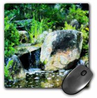 3dRose LLC 8 x 8 x 0.25 Inches Zen Garden Mouse Pad (mp_18703_1)