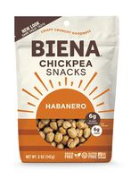 BIENA Chickpea Snacks, Habanero, 5 Ounce, 4 Count