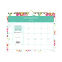 Day Designer for Blue Sky 2020 Monthly Wall Calendar, Twin-Wire Binding, 11" x 8.75", Peyton White