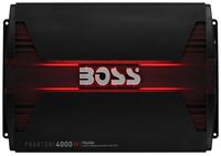 BOSS Audio Systems PD4000 Phantom 4000-Watt, 1, 2, 4 Ohm Stable Class D Monoblock Car Amplifier with Remote Subwoofer Control