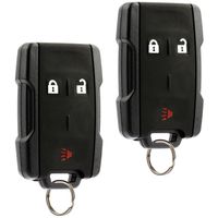 Car Key Fob Keyless Entry Remote fits Chevy Silverado Colorado/GMC Sierra Canyon 2014 2015 2016 2017 (M3N-32337100), Set of 2